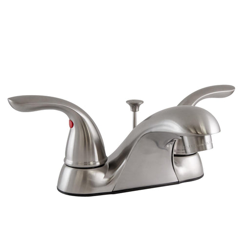 Design House  Ashland Centerset 2-Handle Faucet in Satin Nickel, 4-Inch