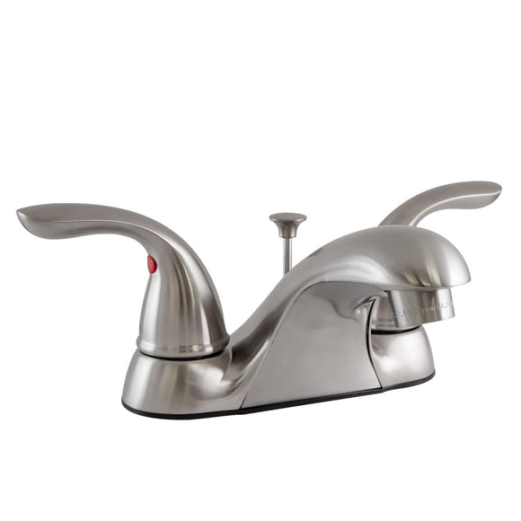 Design House  Ashland Centerset 2-Handle Faucet in Satin Nickel, 4-Inch
