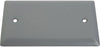 COVER 1 GANG BLANK-BRONZE