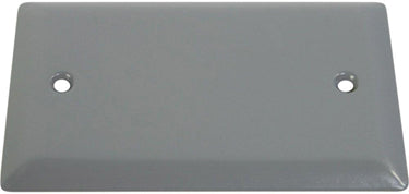 COVER 1 GANG BLANK-BRONZE