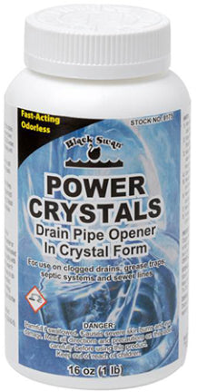 POWER CRYSTALS DRAIN OPENER 2 LBS