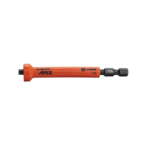 Crescent T25 x 3-1/2 Torx® u-GUARD™ Covered Impact Power Bit with Ring Magnet - 2 Pack
