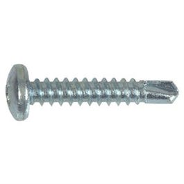 Sheet Metal Screws, Pan Head Phillips, Zinc Coated, 1/2-In. x #8, 1-Lb.