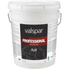 Valspar Professional Latex Flat Interior Wall Paint, High Hide White, 5 Gal.