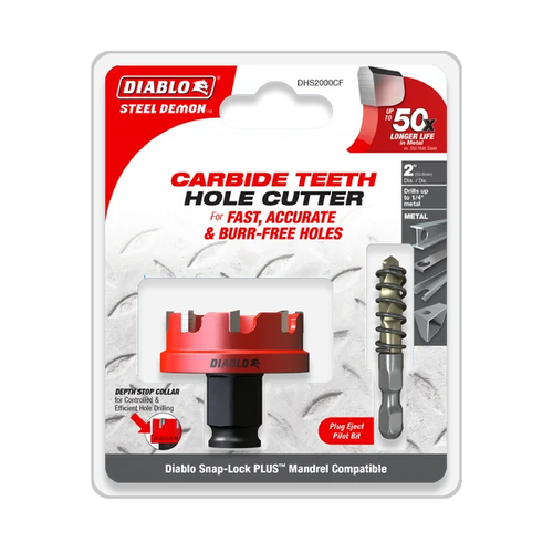 Diablo Steel Demon™ Carbide Teeth Hole Cutter