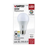 Satco S11791 8.8A19/LED/5CCT/E26/120V