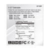 Satco S11591 15.5 Watt PAR38 LED Medium Base Silver Finish CCT Selectable 120 Volt