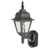 Country Cottage Light Fixture, DualBrite Motion-Activated, Black, 100-Watt